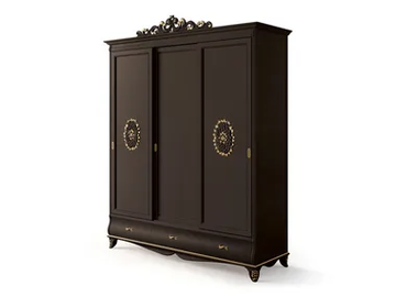 6276 - Wooden wardrobe with sliding doors and drawers by Carpanese Home - view 2